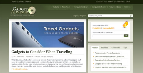 Gadget Advisor